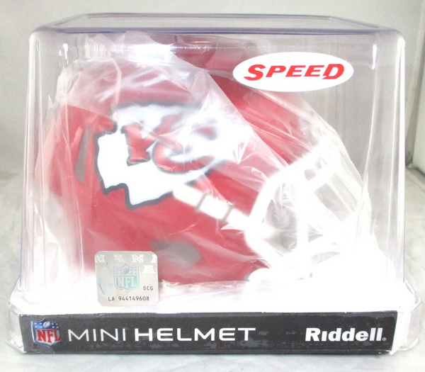 Felix Anudike-Uzomah / Autographed Kansas City Chiefs Speed Mini Helmet / JSA