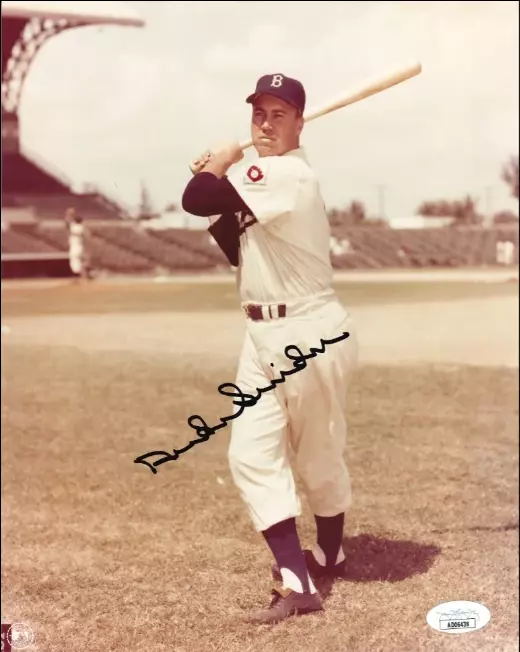 Duke Snider / Autographed Brooklyn Dodgers 8 X 10 Color Photo / JSA