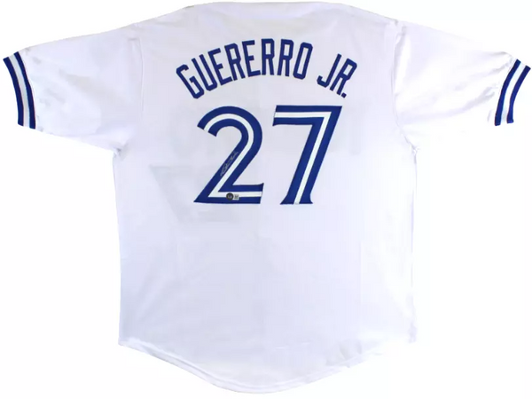 Vladimir Guerrero Jr. / Autographed Toronto Blue Jays White Custom Jersey / BAS