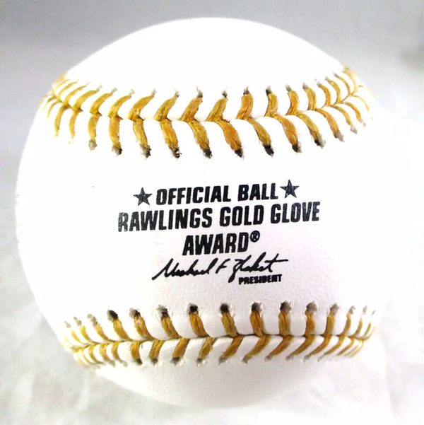 Willie Mays / Autographed Golden Glove Award Logo Baseball / Say Hey Holo & COA