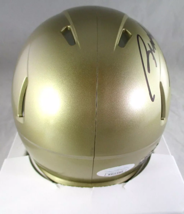 Rudy Ruettiger / Autographed Notre Dame Fighting Irish Speed Mini Helmet / JSA