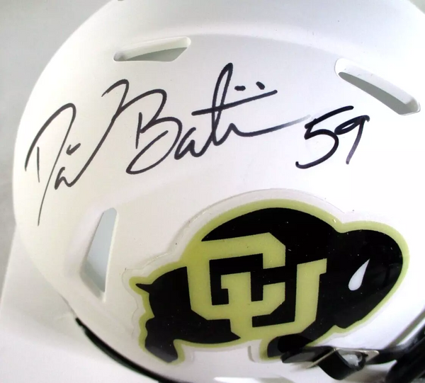 David Bakhtiari / Autographed Colorado Buffaloes Speed Mini Helmet / Beckett