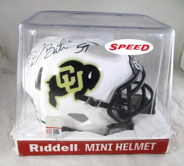 David Bakhtiari / Autographed Colorado Buffaloes Speed Mini Helmet / Beckett