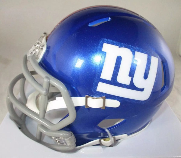 Rodney Hampton / Autographed New York Giants Riddell Speed Mini Helmet / BAS