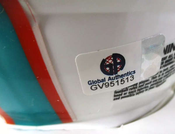 Tyreek Hill / Autographed Miami Dolphins Logo Speed Mini Football Helmet / COA