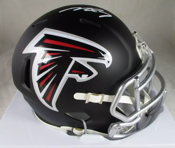 Michael Vick / Autographed Atlanta Falcons Speed Mini Football Helmet / Beckett