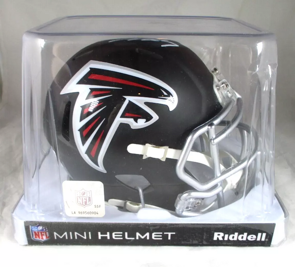 Michael Vick / Autographed Atlanta Falcons Speed Mini Football Helmet / Beckett