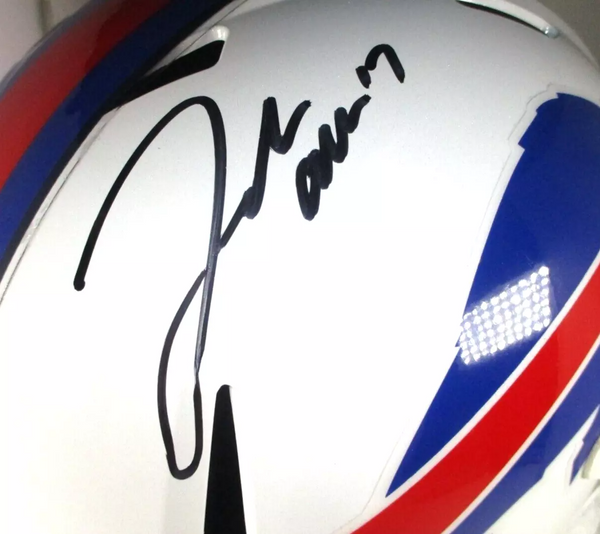 Josh Allen / Autographed Buffalo Bills Full Size Speed Replica Helmet / Beckett